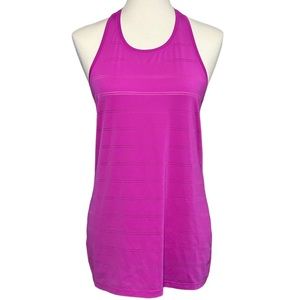 Athleta Pink Racerback Tank Top Size Small